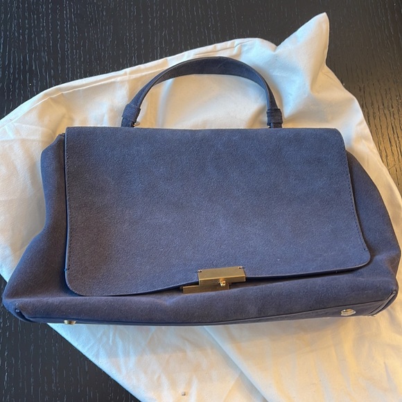 Aritzia Babaton dark Periwinkle purse with removable strap - Picture 6 of 11